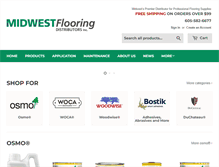 Tablet Screenshot of midwest-flooring.com